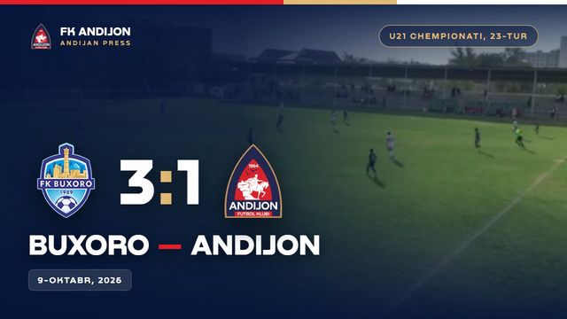 U21 CHEMPIONATI BOXORO-ANDIJON